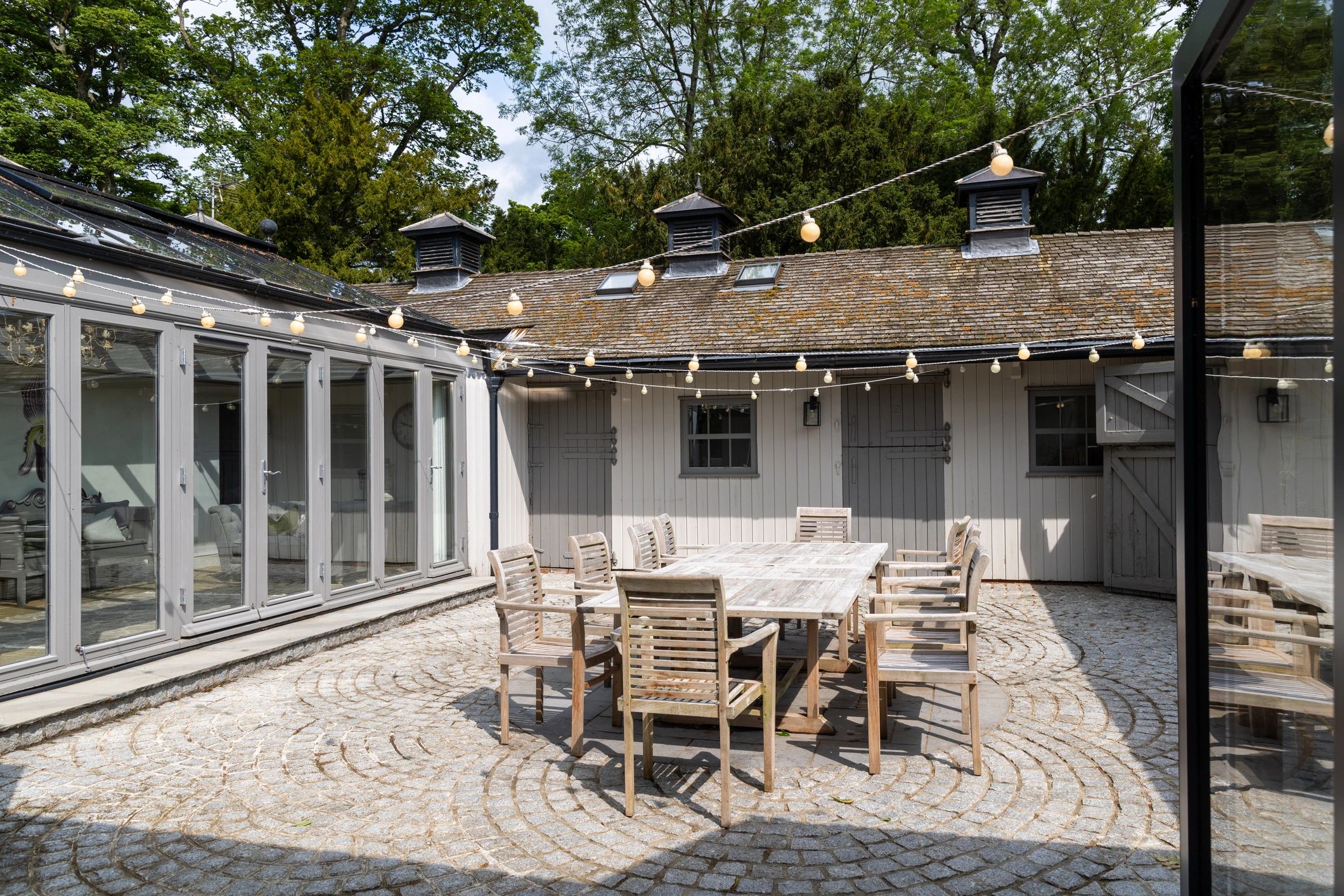Custom outdoor patio and gathering space